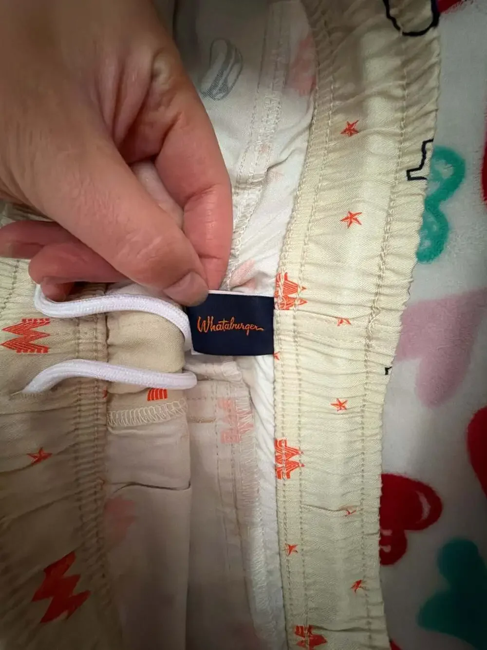 Whataburger Whata-Icons Elastic Waist Lounge Shorts